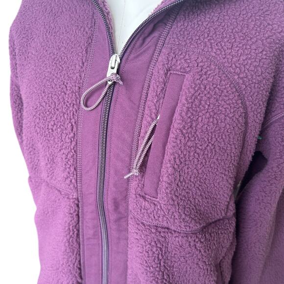 The North Face Women's Cragmont Long Fleece Jacket Burgundy Sz S Gorpcore - Picture 10 of 11